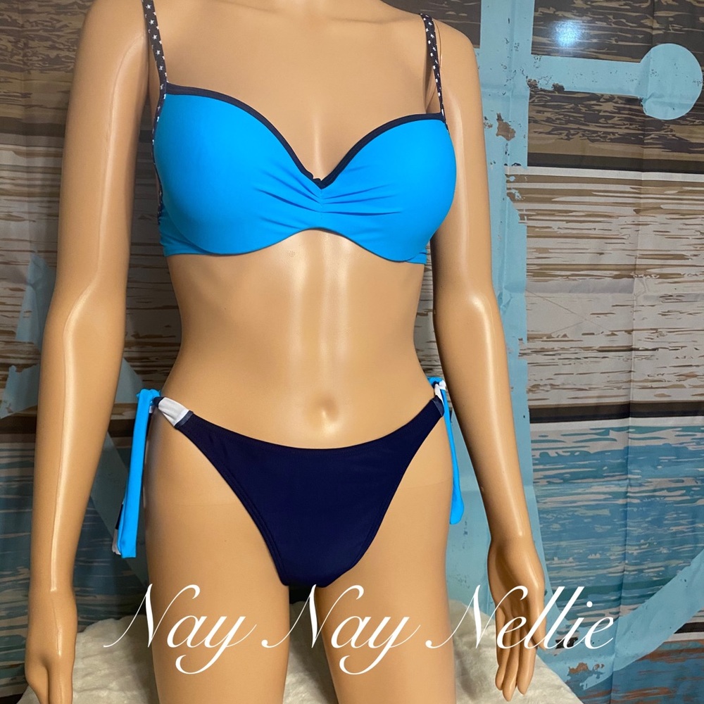 3 pc sporty bikini with swim shorts